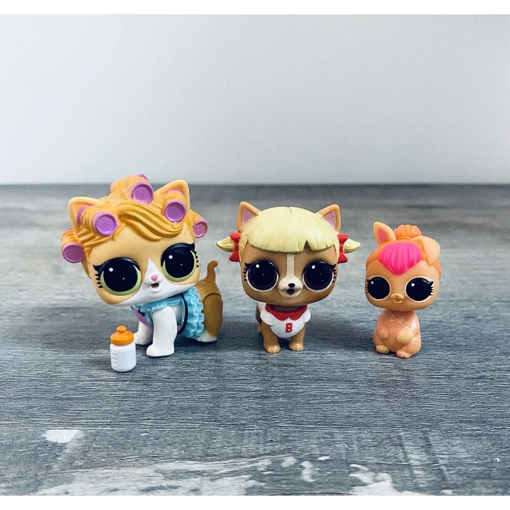 3 L.O.L Surprise LOL Jitter Critter Dolls Pets